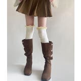 ニーハイソックス レース切り替え 靴下 | SUNSHINE CLOSET | 詳細画像1 
