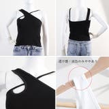 アシンメトリーキャミタンク 重ね着 | SUNSHINE CLOSET | 詳細画像3 