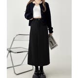 ハイウエストスリットロングスーツスカート | SUNSHINE CLOSET | 詳細画像1 