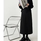 ハイウエストスリットロングスーツスカート | SUNSHINE CLOSET | 詳細画像4 