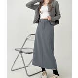 ハイウエストスリットロングスーツスカート | SUNSHINE CLOSET | 詳細画像7 