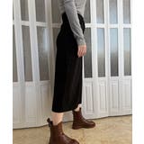 ハイウエストスリットロングスーツスカート | SUNSHINE CLOSET | 詳細画像9 