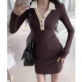 配色リブポロワンピース レディース | SUNSHINE CLOSET | 詳細画像4