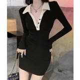 配色リブポロワンピース レディース | SUNSHINE CLOSET | 詳細画像8