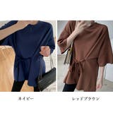 レディース チュニックロンt 半袖 無地 | ANGELCLOSET | 詳細画像2