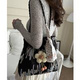 スカーフ付き 大容量トートバッグ 韓国風 | SUNSHINE CLOSET | 詳細画像2 