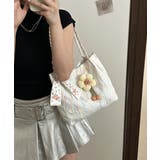 スカーフ付き 大容量トートバッグ 韓国風 | SUNSHINE CLOSET | 詳細画像3 