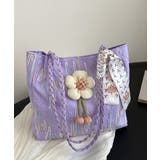 スカーフ付き 大容量トートバッグ 韓国風 | SUNSHINE CLOSET | 詳細画像8 