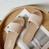 アイボリー | スリッパサンダル レディース 夏 編み | SUNSHINE CLOSET