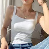 ホワイト | キャミソール レディーストップス 白黒 | SUNSHINE CLOSET