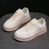 ピンクベージュ | 厚底スニーカー レディース ローカット靴 | SUNSHINE CLOSET