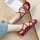 ワインレッド | ストラップサンダル レディース 夏 | SUNSHINE CLOSET