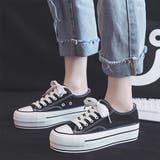 ブラック | スニーカー レディース 厚底 | SUNSHINE CLOSET