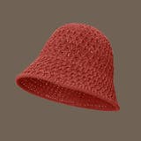 オレンジレッド | ストローハット レディース 全7色 | SUNSHINE CLOSET