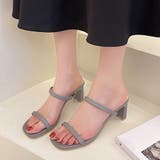 グレー | サンダル レディース ローヒール | SUNSHINE CLOSET