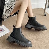 ブラック | ショートブーツ サイドゴアブーツ 美脚 | SUNSHINE CLOSET