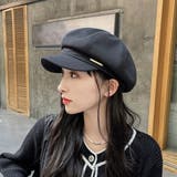 ダークグレー | キャスケット 帽子 レディース 韓国風 | ANGELCLOSET