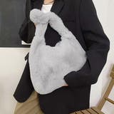 ライトグレー | ファートートバッグ ハンドバッグ 韓国 | SUNSHINE CLOSET