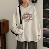 オフホワイト | ロゴTシャツ レディース 長袖 | ANGELCLOSET