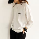 ホワイト | Tシャツ レディーストップス 長袖カットソー | ANGELCLOSET