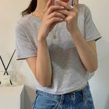 ショート丈tシャツ へそ出し 8色 夏 | ANGELCLOSET | 詳細画像9