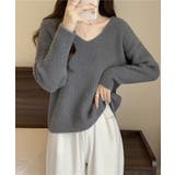 ニットトップス レディース Vネック | ANGELCLOSET | 詳細画像6