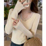 ニットトップス レディース レース付き | SUNSHINE CLOSET | 詳細画像1 
