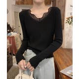 ニットトップス レディース レース付き | SUNSHINE CLOSET | 詳細画像10 