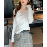 ニットトップス レディース レース付き | SUNSHINE CLOSET | 詳細画像21 