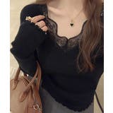 ニットトップス レディース レース付き | SUNSHINE CLOSET | 詳細画像9 