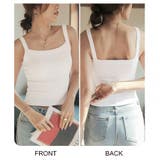 キャミソール レディーストップス 白黒 | SUNSHINE CLOSET | 詳細画像5 