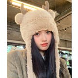 ニット帽 鹿角 くま耳 レディース 秋冬 | SUNSHINE CLOSET | 詳細画像3 