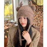 ニット帽 鹿角 くま耳 レディース 秋冬 | SUNSHINE CLOSET | 詳細画像6 