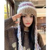 ニット帽子 紐付き 韓国風 毛糸帽子 | SUNSHINE CLOSET | 詳細画像3 