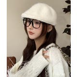 ベレー帽 起毛 英字ロゴ レディース | SUNSHINE CLOSET | 詳細画像6 