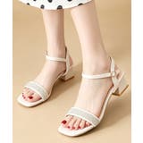 レディース ラインストーン チャンキーヒール | SUNSHINE CLOSET | 詳細画像6