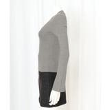 Vネック 長袖Tシャツ 韓国風カットソー | SUNSHINE CLOSET | 詳細画像17 