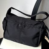 ショルダーバッグ 大容量 ナイロン 黒 | SUNSHINE CLOSET | 詳細画像2