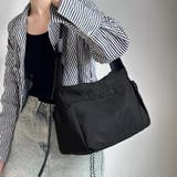 ショルダーバッグ 大容量 ナイロン 黒 | SUNSHINE CLOSET | 詳細画像6