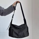 ショルダーバッグ 大容量 ナイロン 黒 | SUNSHINE CLOSET | 詳細画像9