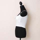 カップ付き タンクトップ白黒 レディース | ANGELCLOSET | 詳細画像14