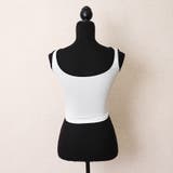 カップ付き タンクトップ白黒 レディース | ANGELCLOSET | 詳細画像15