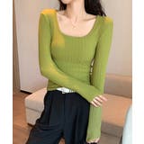 長袖Tシャツ レディース スクエアネック | SUNSHINE CLOSET | 詳細画像17