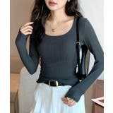 長袖Tシャツ レディース スクエアネック | SUNSHINE CLOSET | 詳細画像9
