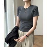 無地Tシャツ 半袖 レディース 薄手 | ANGELCLOSET | 詳細画像12