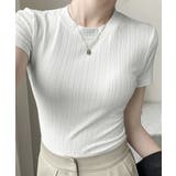 無地Tシャツ 半袖 レディース 薄手 | ANGELCLOSET | 詳細画像5