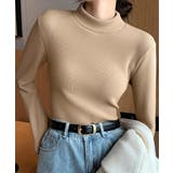 無地インナー 裏起毛 カットソー 保温 | ANGELCLOSET | 詳細画像13