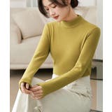 無地インナー 裏起毛 カットソー 保温 | ANGELCLOSET | 詳細画像24