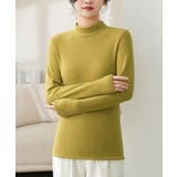 無地インナー 裏起毛 カットソー 保温 | ANGELCLOSET | 詳細画像25