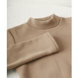 無地インナー 裏起毛 カットソー 保温 | ANGELCLOSET | 詳細画像30